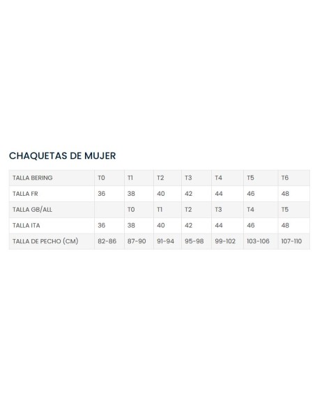 CHAQUETA BERING ALIAS MUJER