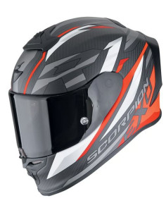 EXO-R1 EVO CARBON AIR RUNNER Negro mate-Rojo