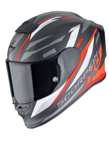EXO-R1 EVO CARBON AIR RUNNER Negro mate-Rojo