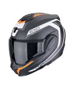 EXO-TECH EVO CARBON COSY Negro mate-Naranja