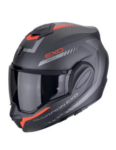 EXO-TECH EVO CARBON COSY Negro mate-Rojo