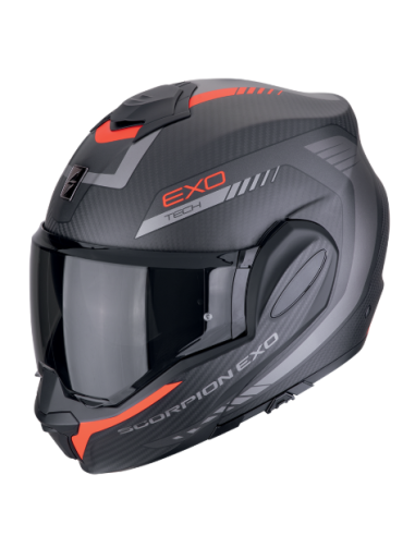 EXO-TECH EVO CARBON COSY Negro mate-Rojo