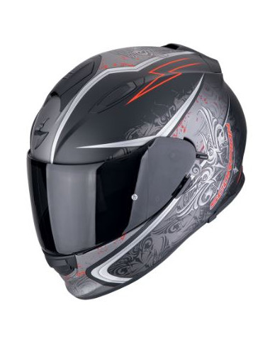 EXO-491 RUN Negro mate-Rojo