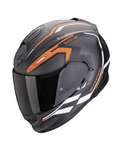 EXO-491 KRIPTA Negro mate-Naranja-Blanco