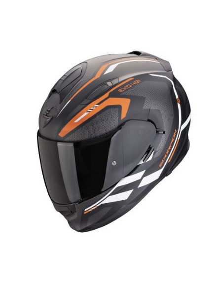 EXO-491 KRIPTA Negro mate-Naranja-Blanco