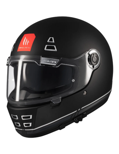 CASCO MT FF119SV JARAMA SV SOLID B2 NEGRO MATE