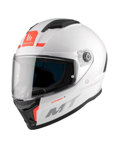 CASCO MT FF126 STINGER 2 SOLID A0 PERLA BRILLO
