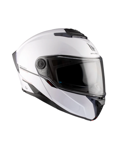 CASCO MT FU404SV ATOM 2 SV SOLID A0 BLANCO BRILLO