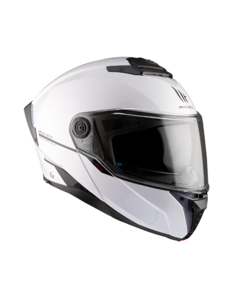 CASCO MT FU404SV ATOM 2 SV SOLID A0 BLANCO BRILLO