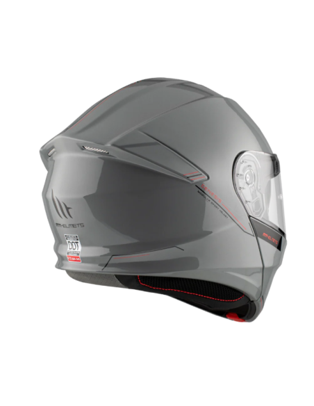 CASCO MT FU935SV GENESIS SV SOLIDO A12 GRIS BRILLO