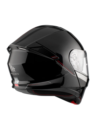 CASCO MT FU935SV GENESIS SV SOLIDO A1 NEGRO BRILLO