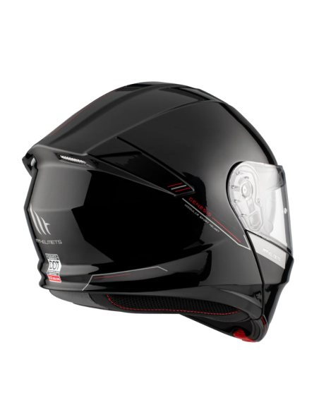 CASCO MT FU935SV GENESIS SV SOLIDO A1 NEGRO BRILLO