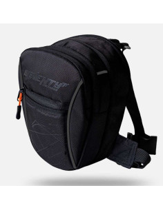 SD-TL2 MOCHILA DE PIERNA PARA MOTO NEGRA/BLANCA