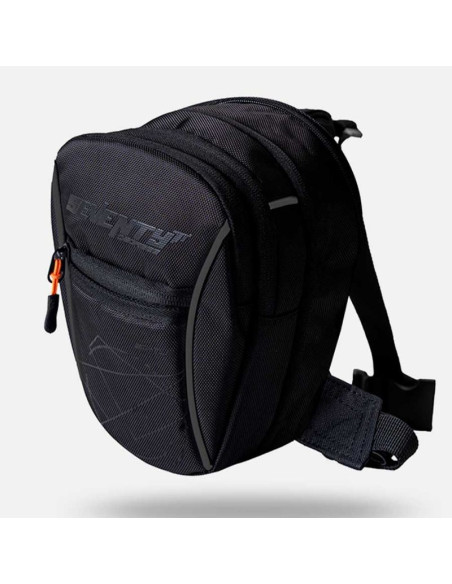 SD-TL2 MOCHILA DE PIERNA PARA MOTO NEGRA/BLANCA