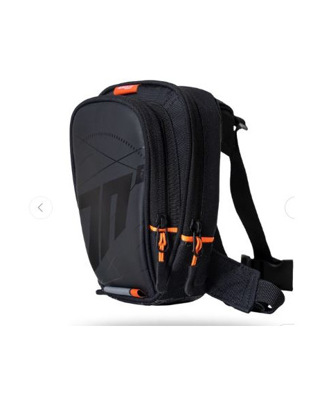SD-TL1 MOCHILA DE PIERNA PARA MOTO NEGRA/BLANCA