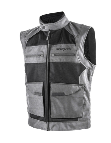 CHALECO SCIROCCO SD-S3 TOURING MULTIBOLSILLOS GRIS