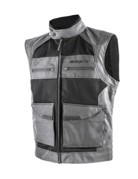 CHALECO SCIROCCO SD-S3 TOURING MULTIBOLSILLOS GRIS