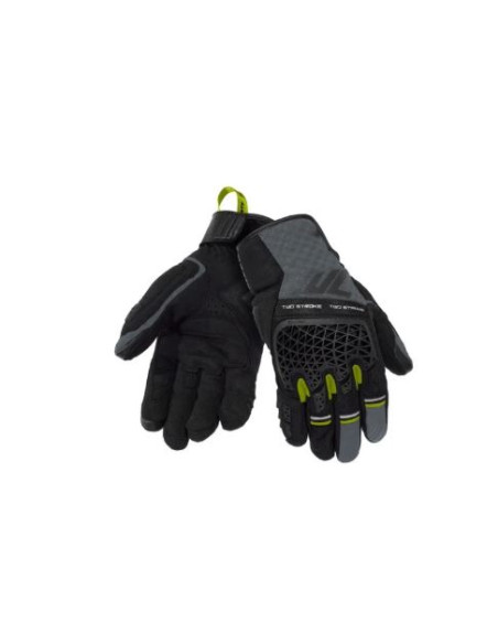 GUANTE SD-N60 TWO STROKE MAN NEGRO/GRIS/AMARILLO BRILLANTE