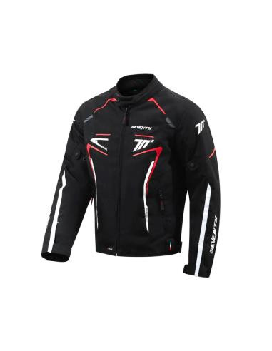 CHAQUETA SD-JR65 PISTON HOMBRE NEGRO/ROJO/BLANCO