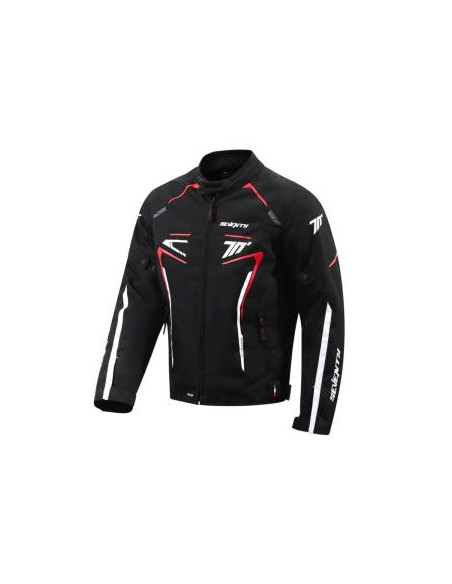CHAQUETA SD-JR65 PISTON HOMBRE NEGRO/ROJO/BLANCO