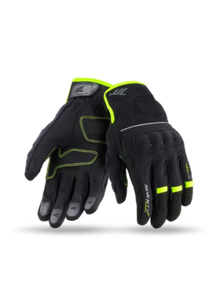 GUANTE SD-C54 VERANO URBAN HOMBRE NEGRO/AMARILLO FLUOR
