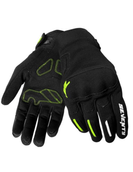 GUANTE SD-C42 ASPHALT MUJER NEGRO/AMARILLO BRILLANTE